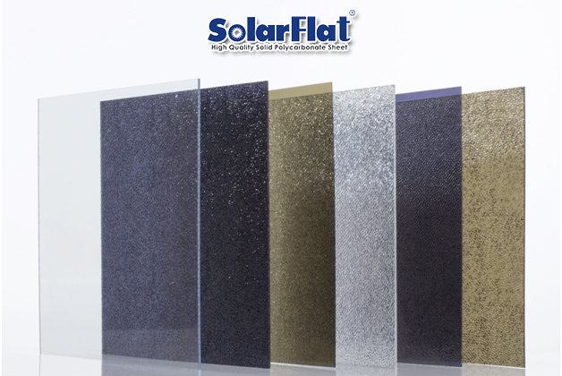 Tấm lợp Polycarbonate đặc ruột SolarFlat Indonesia