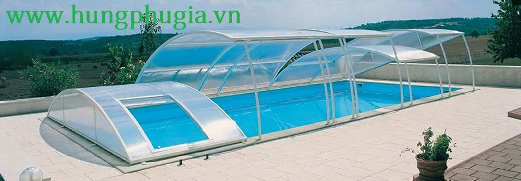 Mái lấy sáng polycarbonate đặc ruột