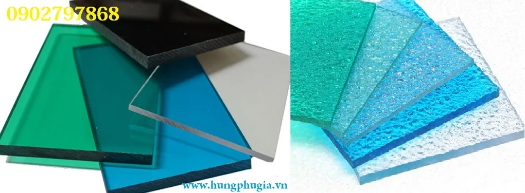 Tấm lấy sáng Polycarbonate đặc ruột Tấm lấy sáng Polycarbonate đặc ruột