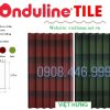 Bảng màu tấm lợp sinh thái Onduline Tile 3D