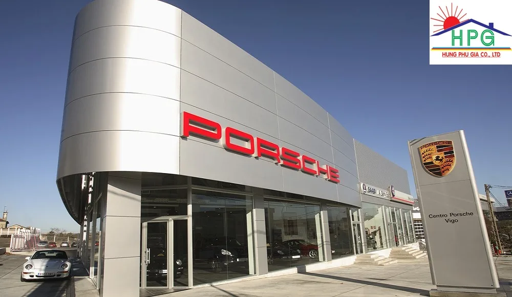 Tấm ốp nhôm nhựa aluminium cho Showroom