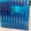 Tôn nhựa lấy sáng sợi thủy tinh 11 sóng màu xanh dương mờ