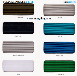 Tấm Lợp Polycarbonate X-Lite “Việt Nam”