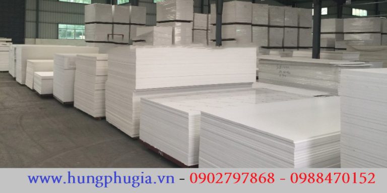 Bảng Giá Tấm Nhựa PVC Foam | Tấm Formex | Tấm Fomat Trắng