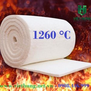 Bông gốm cách nhiệt Ceramic chịu nhiệt tới 1260 độ