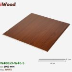 Tấm ván nhựa ốp tường giả vân gỗ Iwood màu w40-5