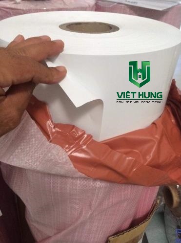 Cuộn màng nhựa pvc cứng định hình màu trắng sữa